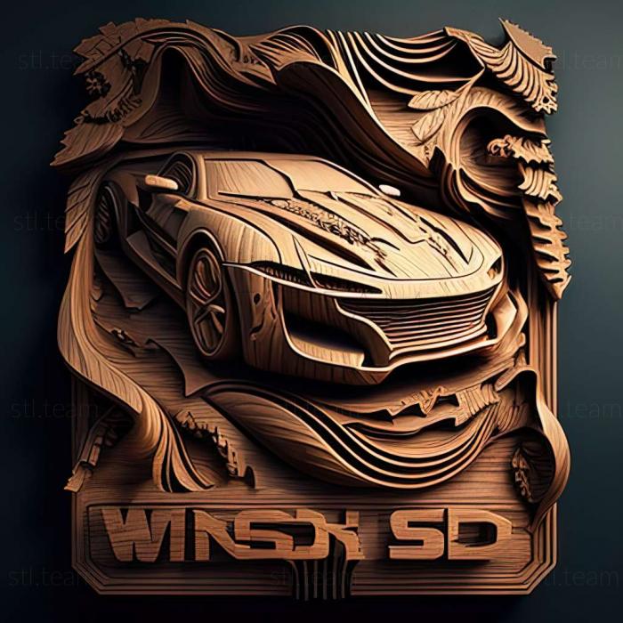 3D model Need for Speed MoWanted 2012 game (STL)